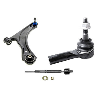 Mevotech® - Supreme™ Front Passenger Side Lower Control Arm with Ball Joint and Tie Rod End Kit