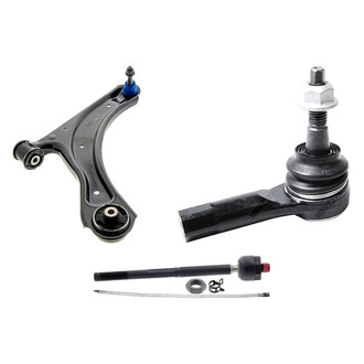 Mevotech® - Supreme™ Front Passenger Side Lower Control Arm with Ball Joint and Tie Rod End Kit
