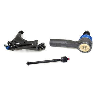 Mevotech® - Supreme™ Front Passenger Side Lower Control Arm with Ball Joint and Tie Rod End Kit