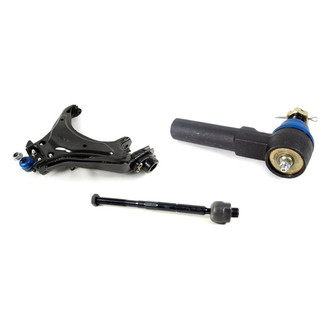 Mevotech® - Supreme™ Front Passenger Side Lower Control Arm with Ball Joint and Tie Rod End Kit