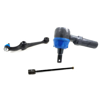 Mevotech® - Supreme™ Front Passenger Side Lower Control Arm with Ball Joint and Tie Rod End Kit