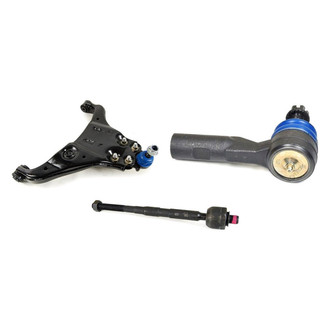 Mevotech® - Supreme™ Front Passenger Side Lower Control Arm with Ball Joint and Tie Rod End Kit