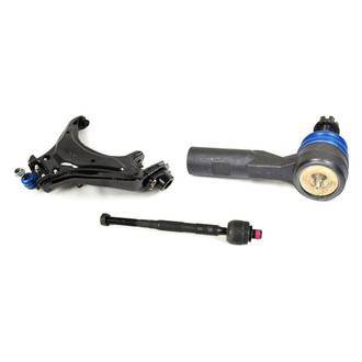 Mevotech® - Supreme™ Front Passenger Side Lower Control Arm with Ball Joint and Tie Rod End Kit