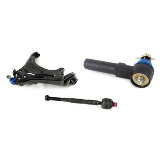 Mevotech® - Supreme™ Front Passenger Side Lower Control Arm with Ball Joint and Tie Rod End Kit