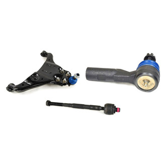 Mevotech® - Supreme™ Front Passenger Side Lower Control Arm with Ball Joint and Tie Rod End Kit