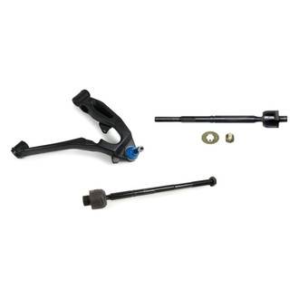 Mevotech® - Supreme™ Front Passenger Side Lower Control Arm with Ball Joint and Tie Rod End Kit