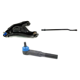 Mevotech® - Supreme™ Front Passenger Side Lower Control Arm with Ball Joint and Tie Rod End Kit