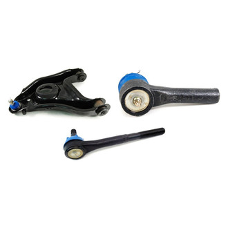 Mevotech® - Supreme™ Front Passenger Side Lower Control Arm with Ball Joint and Tie Rod End Kit