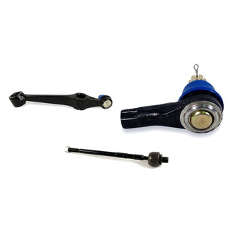 Mevotech® - Supreme™ Front Passenger Side Lower Control Arm with Ball Joint and Tie Rod End Kit