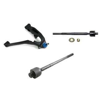 Mevotech® - Supreme™ Front Passenger Side Lower Control Arm with Ball Joint and Tie Rod End Kit