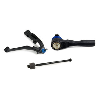 Mevotech® - Supreme™ Front Passenger Side Lower Control Arm with Ball Joint and Tie Rod End Kit