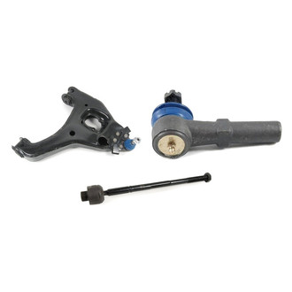 Mevotech® - Supreme™ Front Passenger Side Lower Control Arm with Ball Joint and Tie Rod End Kit