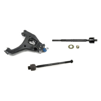 Mevotech® - Supreme™ Front Passenger Side Lower Control Arm with Ball Joint and Tie Rod End Kit