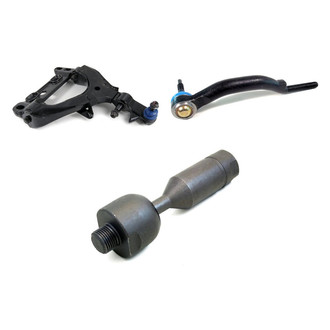 Mevotech® - Supreme™ Front Passenger Side Lower Control Arm with Ball Joint and Tie Rod End Kit