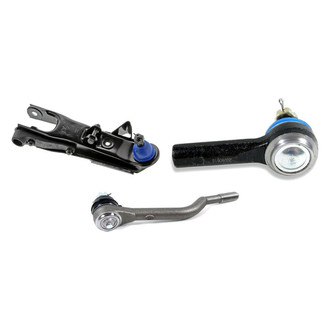 Mevotech® - Supreme™ Front Passenger Side Lower Control Arm with Ball Joint and Tie Rod End Kit