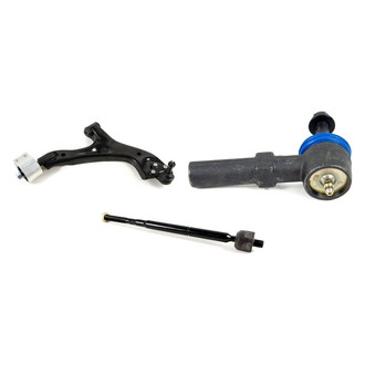 Mevotech® - Supreme™ Front Passenger Side Lower Control Arm with Ball Joint and Tie Rod End Kit