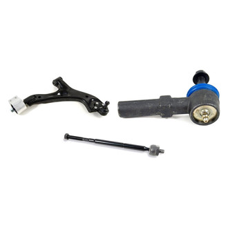 Mevotech® - Supreme™ Front Passenger Side Lower Control Arm with Ball Joint and Tie Rod End Kit