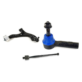 Mevotech® - Supreme™ Front Passenger Side Lower Control Arm with Ball Joint and Tie Rod End Kit
