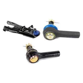 Mevotech® - Supreme™ Front Passenger Side Lower Control Arm with Ball Joint and Tie Rod End Kit