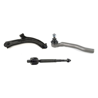 Mevotech® - Supreme™ Front Passenger Side Lower Control Arm with Ball Joint and Tie Rod End Kit