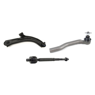 Mevotech® - Supreme™ Front Passenger Side Lower Control Arm with Ball Joint and Tie Rod End Kit
