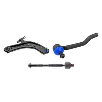 Mevotech® - Supreme™ Front Passenger Side Lower Control Arm with Ball Joint and Tie Rod End Kit