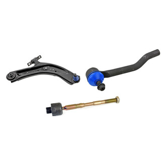 Mevotech® - Supreme™ Front Passenger Side Lower Control Arm with Ball Joint and Tie Rod End Kit