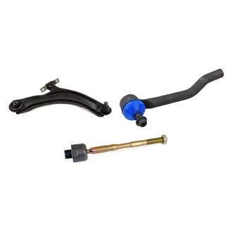 Mevotech® - Supreme™ Front Passenger Side Lower Control Arm with Ball Joint and Tie Rod End Kit