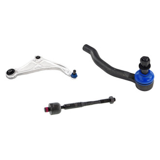 Mevotech® - Supreme™ Front Passenger Side Lower Control Arm with Ball Joint and Tie Rod End Kit