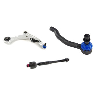 Mevotech® - Supreme™ Front Passenger Side Lower Control Arm with Ball Joint and Tie Rod End Kit