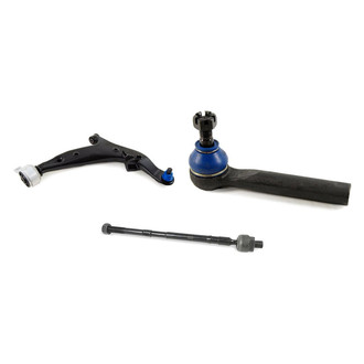 Mevotech® - Supreme™ Front Passenger Side Lower Control Arm with Ball Joint and Tie Rod End Kit