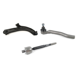 Mevotech® - Supreme™ Front Passenger Side Lower Control Arm with Ball Joint and Tie Rod End Kit