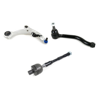 Mevotech® - Supreme™ Front Passenger Side Lower Control Arm with Ball Joint and Tie Rod End Kit