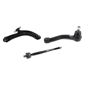 Mevotech® - Supreme™ Front Passenger Side Lower Control Arm with Ball Joint and Tie Rod End Kit