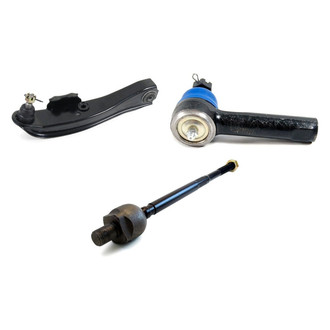 Mevotech® - Supreme™ Front Passenger Side Lower Control Arm with Ball Joint and Tie Rod End Kit