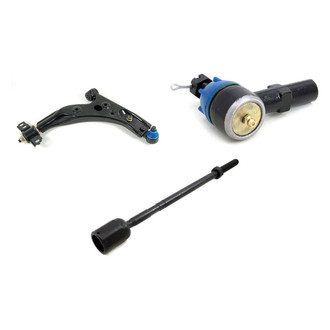 Mevotech® - Supreme™ Front Passenger Side Lower Control Arm with Ball Joint and Tie Rod End Kit