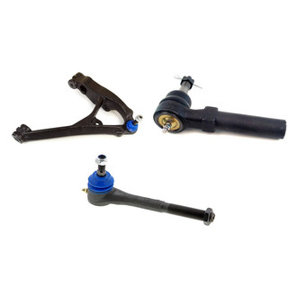 Mevotech® - Supreme™ Front Passenger Side Lower Control Arm with Ball Joint and Tie Rod End Kit