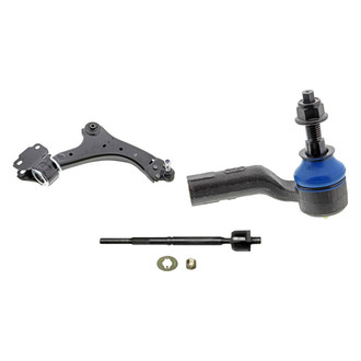 Mevotech® - Supreme™ Front Passenger Side Lower Control Arm with Ball Joint and Tie Rod End Kit