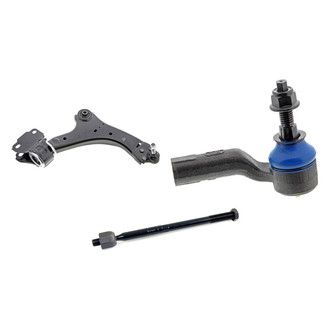 Mevotech® - Supreme™ Front Passenger Side Lower Control Arm with Ball Joint and Tie Rod End Kit