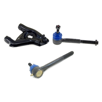 Mevotech® - Supreme™ Front Passenger Side Lower Control Arm with Ball Joint and Tie Rod End Kit