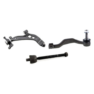 Mevotech® - Supreme™ Front Passenger Side Lower Control Arm with Ball Joint and Tie Rod End Kit
