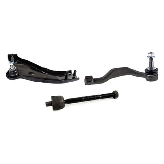 Mevotech® - Supreme™ Front Passenger Side Lower Control Arm with Ball Joint and Tie Rod End Kit
