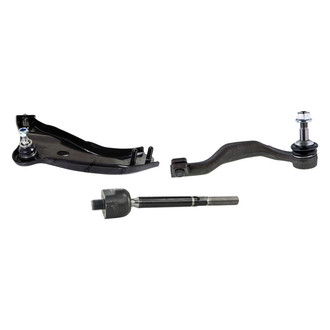 Mevotech® - Supreme™ Front Passenger Side Lower Control Arm with Ball Joint and Tie Rod End Kit