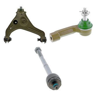 Mevotech® - TTX™ Front Passenger Side Lower Control Arm with Ball Joint and Tie Rod End Kit