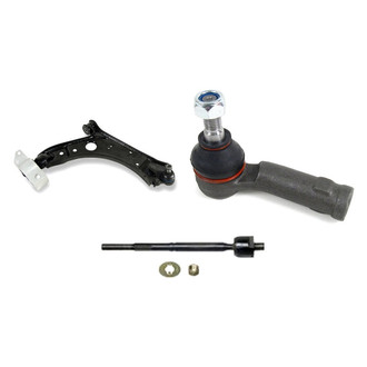 Mevotech® - Supreme™ Front Passenger Side Lower Control Arm with Ball Joint and Tie Rod End Kit