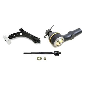 Mevotech® - Supreme™ Front Passenger Side Lower Control Arm with Ball Joint and Tie Rod End Kit