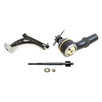 Mevotech® - Supreme™ Front Passenger Side Lower Control Arm with Ball Joint and Tie Rod End Kit