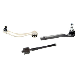 Mevotech® - Supreme™ Front Passenger Side Lower Control Arm with Ball Joint and Tie Rod End Kit