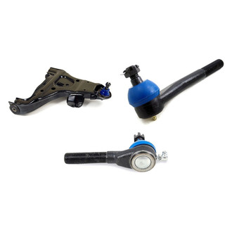 Mevotech® - Supreme™ Front Passenger Side Lower Control Arm with Ball Joint and Tie Rod End Kit
