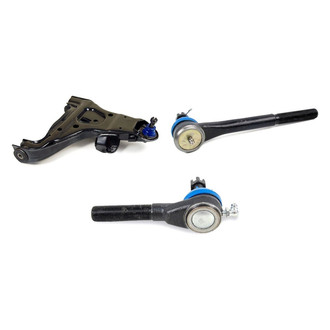 Mevotech® - Supreme™ Front Passenger Side Lower Control Arm with Ball Joint and Tie Rod End Kit